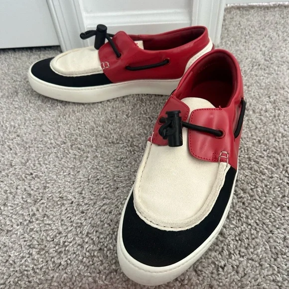 Gucci | Shoes | Gucci Vintage Stylish Red And Black Mens  display picture 2